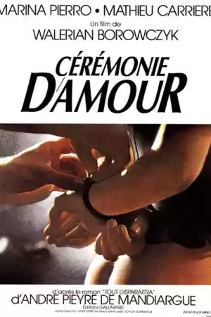 Affiche du film Cérémonie d'amour